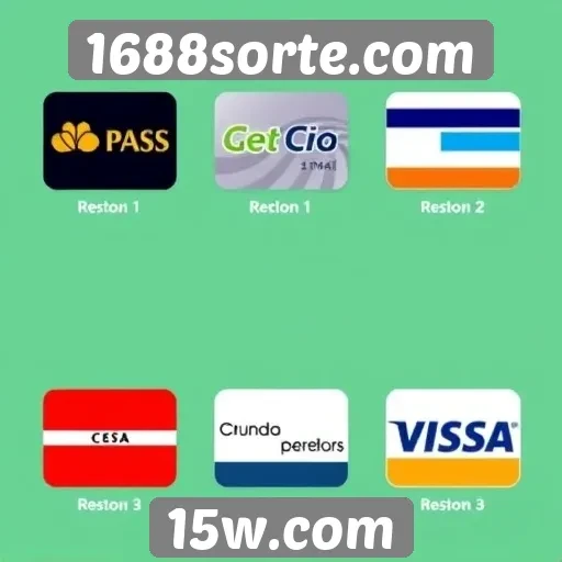 Métodos de pagamento disponíveis em 1688sorte